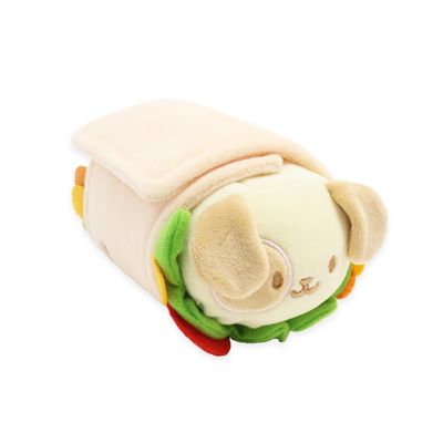 Anirollz Puppiroll Plush in Burrito Outfitz Kawaii Stuffed Animal with Removable Costume Cute Squishy Plush Toy Gift for Boys & Kids