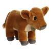 Aurora Adorable Miyoni Tots Jersey Calf Stuffed Animal - Lifelike Details Make a Cherished Companion - Perfect for Decorating Bedrooms or Classrooms - Brown 9.5 Inches view 1