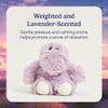 warmies Junior Microwavable & Weighted Stuffed Animals, Hippo - Heated Stuffed Animal Plushie for Warmth & Comfort - Cute Soft Plush Toys for Adults & Children (Boys, Girls, Babies & Toddlers) view 3