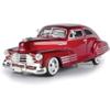 1948 Chevy Aerosedan Fleetline, Red - Motormax Premium American 73266-1/24 Scale Diecast Model Car, Unisex-Children view 1