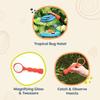 B. toys  Tiki Retreat Bug Catcher Kit  1 Cage with Tweezers & Magnifying Glass  Exploration Toys for Kids 4+ view 3