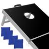 BBBuy Foldable Cornhole Toss Bean Bag Game Set MDF Board with Aluminum Frame 8 Corn Hole Bean Bags & Carrying Bag Outdoor Lawn Yard Game (4FT x 2FT) view 4