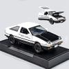 Mzexoma Initial D Trueno AE86 Alloy Diecast Car Model, Sports Car Toys for Kids and Adults,Pull Back Vehicles Toy Cars (Black-Type A) view 1