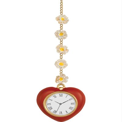 Rubies The Wizard of Oz: Tin Man Heart Clock for Kids or Adults