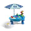 Step2 Fiesta Cruise Sand & Water Table with Umbrella, Kids Activity Sensory Playset, Summer Outdoor Toys, 10 Piece Water Toy Accessories, for Toddlers 2+ Years Old view 1