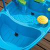 Step2 Fiesta Cruise Sand & Water Table with Umbrella, Kids Activity Sensory Playset, Summer Outdoor Toys, 10 Piece Water Toy Accessories, for Toddlers 2+ Years Old view 3