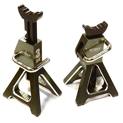 Integy Realistic Model 3 Ton Jack Stands (2) for 1/10, 1/8 Scale & Rock Crawler