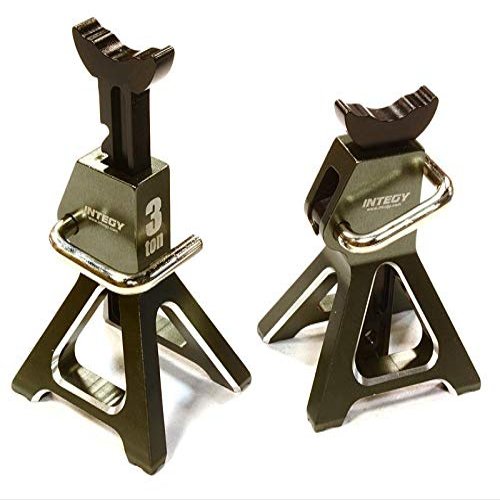 Integy Realistic Model 3 Ton Jack Stands (2) for 1/10, 1/8 Scale & Rock Crawler