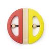 Tegu Swivel Bug Magnetic Building Block Set, Poppy & Yellow Big Top, one size view 1