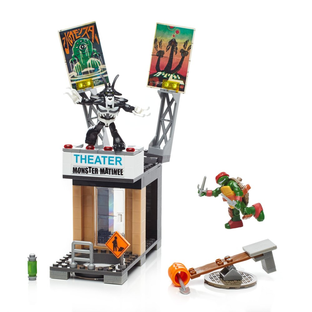 Mega Construx Teenage Mutant Ninja Turtles Raph Rooftop Blast-Out