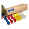TrainLab.com DogBone Wooden Train Track Connectors, Adapters Compatible with Thomas and Friends, Brio, and All Wooden Railway Systems (8-Pack Fun Set for Kids and Adults) view 1