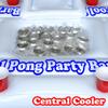 GoPong Original Pool Party Barge Floating Beer Pong Table with Cooler and Cup Holders view 4