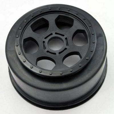 DE Racing Trinidad SC Wheel-Assoc SC8- DB8/17mm hex/Black/4pcs TS417B