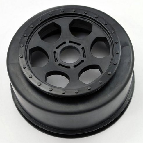 DE Racing Trinidad SC Wheel-Assoc SC8- DB8/17mm hex/Black/4pcs TS417B