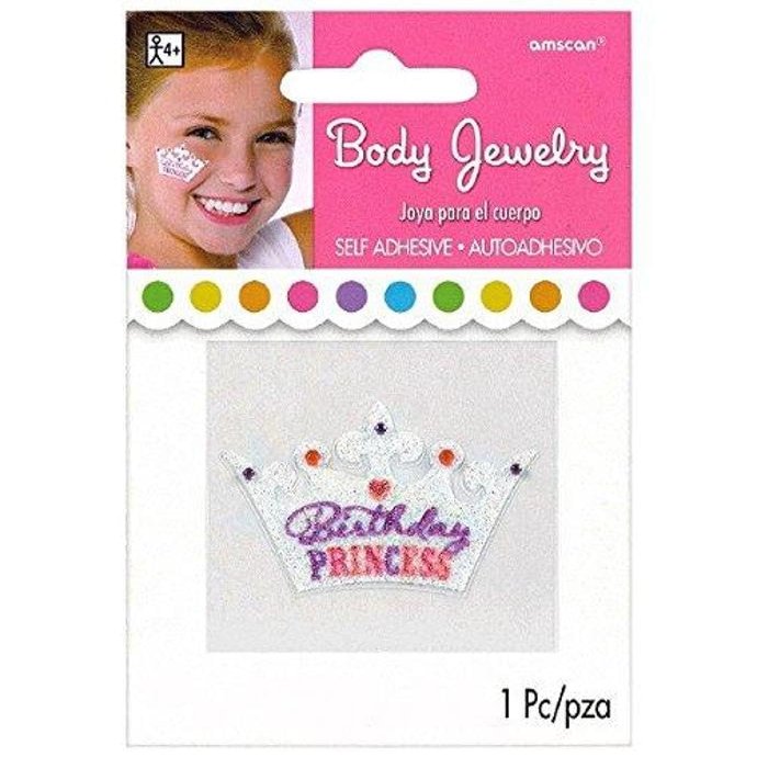 Amscan Body Jewelry | Princess Collection | Party Accessory