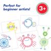 Spirograph Jr.  Jumbo Sized Gears Classic Retro Toy For Spiral Drawing Art Design Toy Kit for Smaller Hands  For Kids Ages 3 and Up view 4