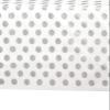 Elegant Silver Dots Rectangular Plastic Table Cover - 54" x 108" (1 Pc.) - Perfect for Parties, Events & Ceremonies view 4