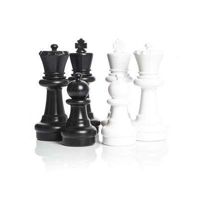 MegaChess Giant Chess Set Game with 12" Tall King - A Large Chess Set Yard Game for Families Looking for Outdoor Jumbo Games - 32 Large Pieces Made from Durable HDPE (Board Not Included)