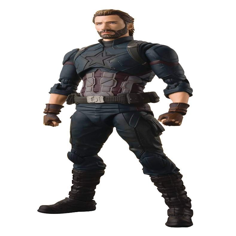 TAMASHII NATIONS Bandai S.H. Figuarts Captain America & Tamashii Effect Explosion Avengers: Infinity War Action Figure