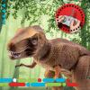 Discovery Remote Control T-Rex Dinosaur  Realistic Jurassic RC Action Figure with Walking Legs, Roaring Sounds, Chomping Mouth| Dinosaur Toys for Kids| Boys Toys RC Car Gift| Fun Dino for Ages 6+ view 2