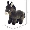 Aurora Adorable Miyoni Tots Donkey Foal Stuffed Animal - Lifelike Details Make a Cherished Companion - Perfect for Decorating Bedrooms or Classrooms - Gray 10 Inches view 3