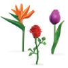 Safari Ltd. Flowers TOOB - Mini Figurines of Rose, Tulip, Hibiscus, Bird of Paradise, Daffodil, Sunflower, Lotus, Orchid - Educational Toy Figures For Boys, Girls & Kids Ages 3+ view 4