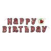 5ft Ladybug Party Happy Birthday Banner view 1