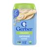 Gerber Organic for Baby 1st Foods Grain & Grow Cereal, Oatmeal Cereal, Made with Whole Grains & Iron, USDA Organic & Non-GMO, 8-Ounce Canister (Pack of 1) view 1
