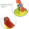 Haktoys Bird in Cage, Realistic Chirping Bird Toy, Sound Activated, Lifelike Natural Sounds, Interactive Desk Decor for Home or Office, Quick & Easy Assembly view 2