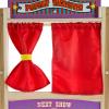 HEY! PLAY! Puppet Theater for Kids - Wooden Tabletop Toy with Curtains, Blackboard, and Clock to Inspire Imagination and Creativity in Boys and Girls view 3