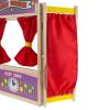 HEY! PLAY! Puppet Theater for Kids - Wooden Tabletop Toy with Curtains, Blackboard, and Clock to Inspire Imagination and Creativity in Boys and Girls view 4
