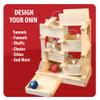MindWare KEVA Maple 200 Plank Wooden Building Blocks Set - Free-Form 3D Structure Building Set for Kids view 3