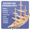MindWare KEVA Maple 200 Plank Wooden Building Blocks Set - Free-Form 3D Structure Building Set for Kids view 4