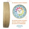 Animal Preschool Clock - Time Teacher 10 Inch Educational Silent Wall Clock with Wood Look Frame - Easy to Read Dial for Teacher's Classrooms, Preschooler's Bedroom & Children Playroom view 2