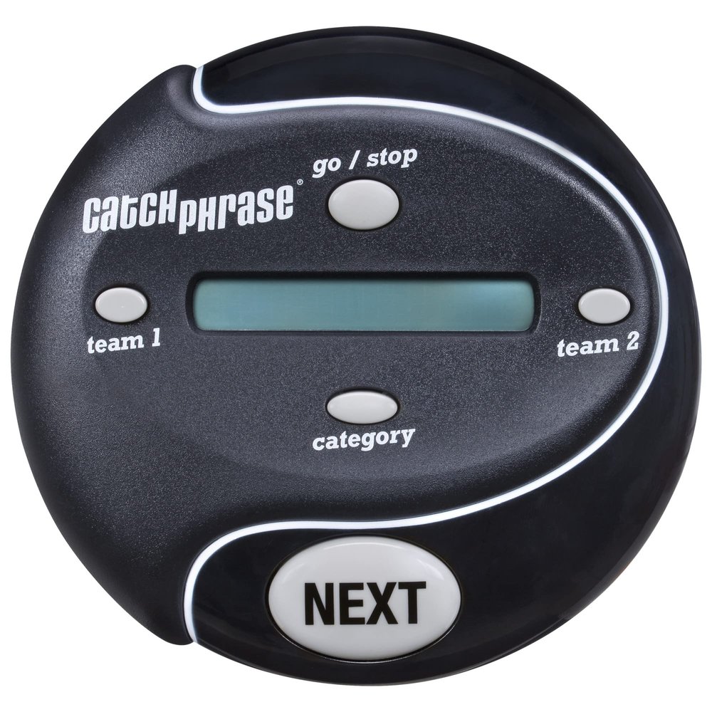 Hasbro Gaming Catch Phrase Electronic Game | Fun Active Handheld Party Games for Adults, Teens, and Kids | 4 or More Players, 2 Teams | Portable Summer Travel Activities | Ages 12+ (Amazon Exclusive)