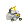 siku 3548, Menzi Muck Walking Excavator, 1:50, Metal/Plastic, Yellow, Adjustable Chassis view 4