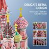 CubicFun LED Russia Cathedral 3D Puzzles for Adults Kids, St.Basil's Cathedral Architecture Building Church Model Kits Toys for Teens, 224 Pieces view 3