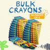 Bedwina Bulk Crayons - 576 Crayons - Case of 144 4-Packs, Premium Colors Bulk School Supplies for Kids and Toddlers Non-Toxic for Party Favors, Restaurants, Goody Bags, Stocking Stuffers view 2