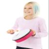 8" Hand Drum with Wooden Beater, Strawberry Pink - NOT MADE IN CHINA - ABS Plastic and Synthetic Heads, Great for Classroom Music, 2-YEAR WARRANTY view 2