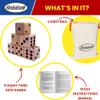 Bolaball 3.5" Giant Wooden Yard Dice Set  Durable Outdoor Fun Kit Includes 6 Large Dice with Sturdy Carry Bag for Parties, Beach, Lawn Games, and Easy Storage; Superior Crafted Hardwood Design view 3