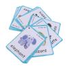 32 pcs Wild Animals Flashcards for Kids | Learning Cards & Montessori Pocket Cards for Pre-K Wall Stickers and Insect Themed Party, Online Classroom | Teacher/Autism Therapists Tools view 1