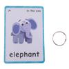 32 pcs Wild Animals Flashcards for Kids | Learning Cards & Montessori Pocket Cards for Pre-K Wall Stickers and Insect Themed Party, Online Classroom | Teacher/Autism Therapists Tools view 2