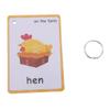 20 pcs Farm Animals Flashcards for Kids | Learning Cards & Montessori Pocket Cards for Pre-K Wall Stickers and Insect Themed Party, Online Classroom | Teacher/Autism Therapists Tools view 3