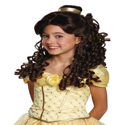 Disney Princess Belle Beauty & The Beast Girls' Prestige Wig