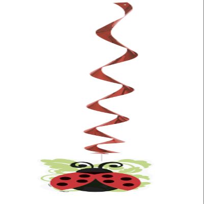 26" Hanging Ladybug Party Decorations, 3ct