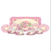 Schylling Fancy Tin Tea Set , Red view 1