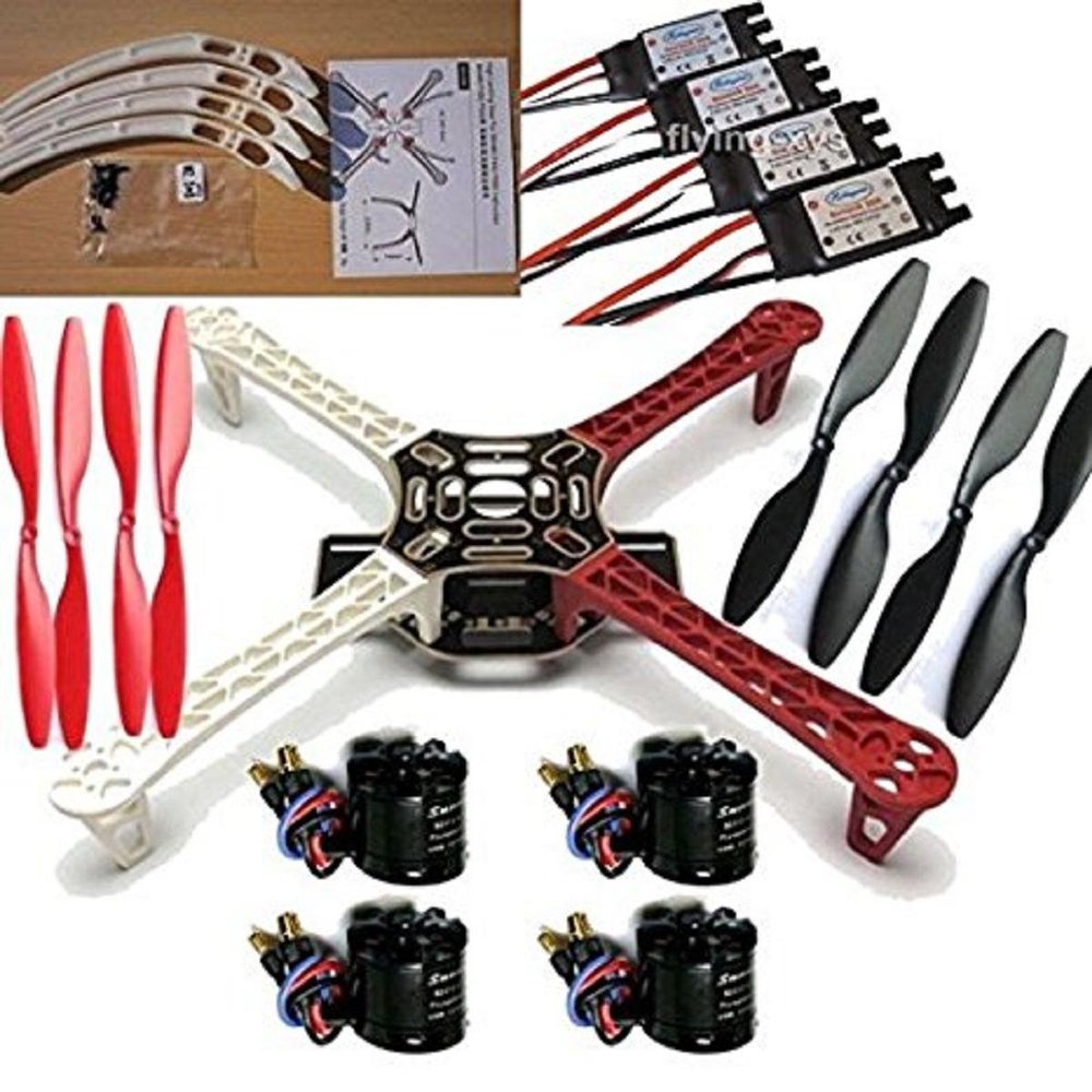 powerday F450 ATF Quadcopter Frame Kit &Sunnysky X2212 980KV Brushless Motor & SimonK 30A ESC&1045 Propeller