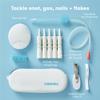Frida Baby Basics Kit, 6pc Baby Essentials Kit Includes Nasal Aspirator Snotsucker, NailFrida Nail Files, Windi Gas Relief, DermaFrida Bath Brush + Silicone Carry Case view 2
