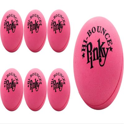 JA-RU Hi Bounce Pinky Ball (6 Balls) Solid Pink Rubber Bouncy Balls for Kids, Outdoor Playground Toys, Stress & Massage Balls, Bulk Party Favors & Classroom Prizes. 976-6p