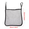 4Pcs Baby Stroller Organizer Bag, Hanging Mesh Stroller Caddy for Diaper Travel Essentials, Oxford Fabric Storage Pouch 11.8"x12.5" Black view 3